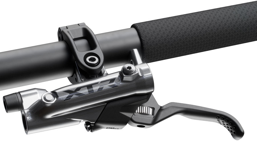 shimano-xtr-br-m9200-disc-brake-and-bl-m9220-lever-left-front-post-mount-2-piston-caliper-sm-bh90-ss-hose-metal-pads-gray