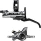 Shimano XTR BR-M9200 Disc Brake and BL-M9220 Lever - Left/Front, Post Mount, 2-Piston Caliper, SM-BH90-SS Hose, Metal Pads, Gray