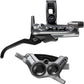 Shimano XTR M9220 Enduro Disc Brake and Lever - Right/Rear, Post Mount, 4-Piston Caliper, SM-BH90-SBM Hose, Finned Metal Pads, Gray