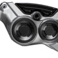 Shimano XTR BR-M9220 Enduro Disc Brake Caliper - Front or Rear, Post Mount, 4-Piston, Includes P04C-MF Finned Metal Pads