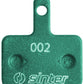 sinter-green-s2032-compound-organic-disc-brake-pads-shimano-b-type-sinter-type-002-one-pair