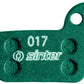 sinter-green-s2032-compound-organic-disc-brake-pads-sram-sinter-type-017-one-pair