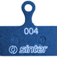sinter-blue-s530-compound-organic-disc-brake-pads-shimano-g-type-sinter-type-004-one-pair