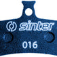 sinter-blue-s530-compound-organic-disc-brake-pads-hope-sinter-type-016-one-pair