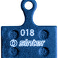 sinter-blue-s530-compound-organic-disc-brake-pads-shimano-type-k-sinter-type-018-one-pair