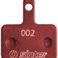 sinter-red-s514-compound-organic-disc-brake-pads-shimano-b-type-sinter-type-002-one-pair