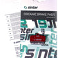 sinter-red-s514-compound-organic-disc-brake-pads-shimano-d-type-sinter-type-003-one-pair