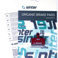 sinter-red-s514-compound-organic-disc-brake-pads-shimano-g-type-sinter-type-004-one-pair