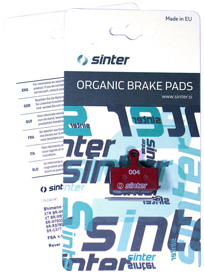 sinter-red-s514-compound-organic-disc-brake-pads-shimano-g-type-sinter-type-004-one-pair