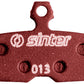 sinter-red-s514-compound-organic-disc-brake-pads-avid-sram-sinter-type-013-one-pair