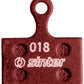 sinter-red-s514-compound-organic-disc-brake-pads-shimano-type-k-sinter-type-018-one-pair