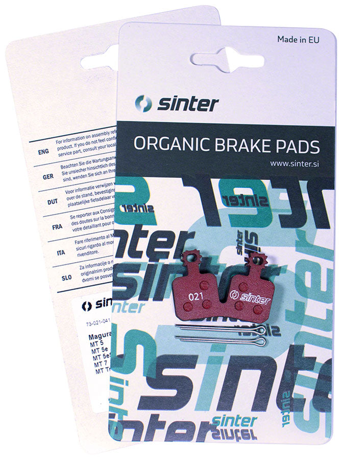 sinter-red-s514-compound-organic-disc-brake-pads-magura-sinter-type-021-one-pair