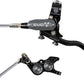 Hope EVO GR4 Disc Brake and Lever Set - Left Hand, Post Mount, 4-Piston, Braided Hydraulic Hose, Black/Smoke