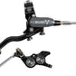 Hope EVO GR4 Disc Brake and Lever Set - Right Hand, Post Mount, 4-Piston, Braided Hydraulic Hose, Black/Smoke
