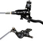 Hope EVO GR4 Disc Brake and Lever Set - Left Hand, Post Mount, 4-Piston, Braided Hydraulic Hose, Black