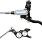 Hope EVO GR4 Disc Brake and Lever Set - Left Hand, Post Mount, 4-Piston, Braided Hydraulic Hose, Black/Silver