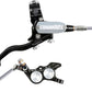 Hope EVO GR4 Disc Brake and Lever Set - Right Hand, Post Mount, 4-Piston, Braided Hydraulic Hose, Black/Silver