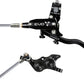 Hope EVO TR4 Disc Brake and Lever Set - Left Hand, Post Mount, 4-Piston, Braided Hydraulic Hose, Black