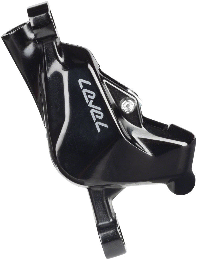 SRAM Level Silver Stealth Disc Brake Caliper Assembly - Front/Rear, Post Mount, 2-Piston, Black, C1