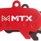 MTX Red Label RACE Disc Brake Pads - Ceramic/Kevlar Compound, SRAM Maven, 4-Piston, Single Set