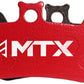 MTX Red Label RACE Disc Brake Pads - Ceramic/Kevlar Compound, Formula Cura 4, 4-Piston, Single Set