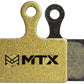 MTX Gold Label HD Disc Brake Pads - Ceramic/Kevlar Compound, Shimano Road XTR 9100 / GRX / Dura-Ace Road, 2-Piston, Single Set