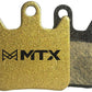 MTX Gold Label HD Disc Brake Pads - Ceramic/Kevlar Compound, Hope X2 Variants, 2-Piston, Single Set