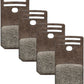 Magura MDP 13 Silver Disc Brake Pad - Organic Compound, Includes 4 Brake Pads and 2 Screws