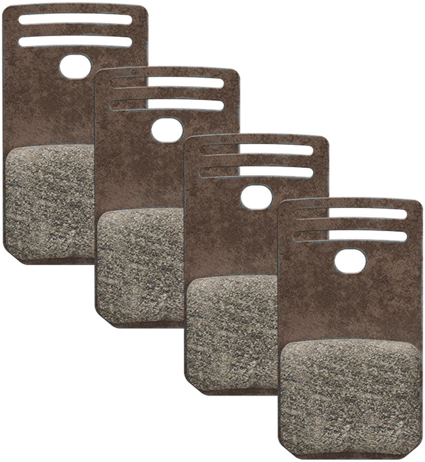 Magura MDP 13 Silver Disc Brake Pad - Organic Compound, Includes 4 Brake Pads and 2 Screws