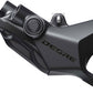 Shimano Deore BR-M6200 Disc Brake Caliper - Front or Rear, Post Mount, 2-Piston, Includes G04S-MX Metal Pads, Gray