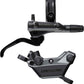 Shimano Deore BR-M6220 Disc Brake and BL-M6200 Lever - Right/Rear, Post Mount, 4-Piston Caliper, SM-BH90-SS Hose, Metal Pads, Gray/Black