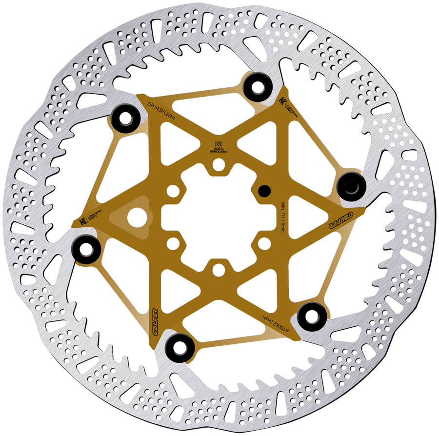Galfer Shark Evo Disc Brake Rotor - 180mm x 2.0mm, 6-Bolt, Kashima