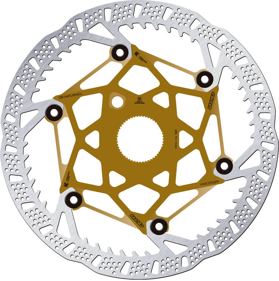 Galfer Shark Evo Disc Brake Rotor - 203mm x 2.0mm, Centerlock, Kashima
