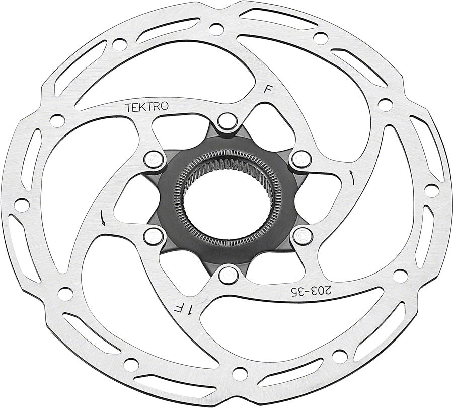 Tektro TR203-35 Disc Brake Rotor - 203mm, Center-Lock, 1.8mm Thickness