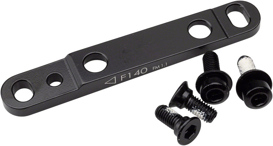 Tektro F5 Disc Brake Adaptor - Front Flat Mount, Compatible with 140 and 160mm Rotor