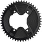 Wolf Tooth Aero 110 Asymmetric BCD Chainring - 46t, 110 Asymmetric BCD, 4-Bolt, Drop-Stop ST, For Shimano GRX 800 Series, Black