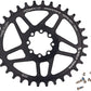 Wolf Tooth Elliptical Direct Mount Chainring - 32t, SRAM Direct Mount, Drop-Stop B, For SRAM 8-Bolt Cranksets, 0mm Offset, Black