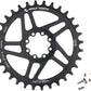 Wolf Tooth Direct Mount Chainring - 28t, SRAM Direct Mount, Drop-Stop B, For SRAM 8-Bolt Cranksets, 3mm Offset, Black