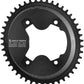 Wolf Tooth Elliptical Aero 110 Asymmetric BCD Chainring - 46t, 110 Asymmetric BCD, 4-Bolt, Drop-Stop ST, For Shimano GRX 800 Series, Black