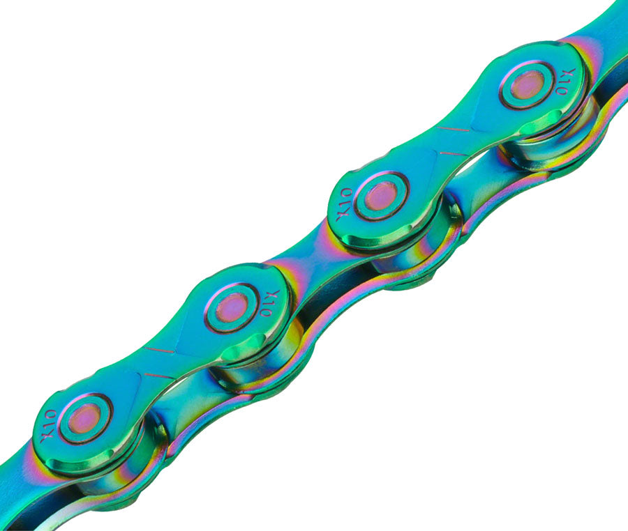 KMC X10 Chain - 10-Speed, 116 Links, Aurora