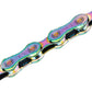 KMC X12 Waxed Chain - 12-Speed, 126 Links, Aurora Blue