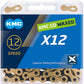 kmc-x12-waxed-chain-12-speed-126-links-ti-gold-black