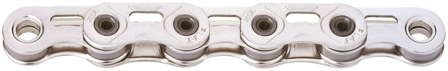 KMC XSL Flat Waxed Chain - 12/13-Speed, 126 Links, Compatible with SRAM T-Type and AXS Systems, Silver