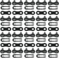 KMC Z410 Master Link - Single Speed 1/2" x 1/8", Black, 25 Pairs