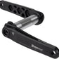 RaceFace Turbine Crankset - 160mm, Direct Mount, 136mm Spindle with CINCH Interface, 7050 Aluminum, Black