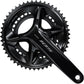 Shimano 105 FC-R7100 Crankset - 172.5mm, 12-Speed, 52/36t, 110 Asymmetric BCD, Hollowtech II Spindle Interface, Black