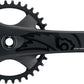 Campagnolo EKAR GT Crankset - 172.5mm, 13-Speed, 38t, 123mm BCD, Campagnolo Ultra-Torque Spindle Interface, Black