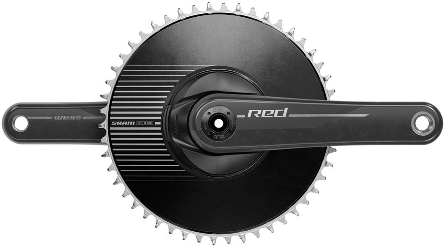 SRAM RED 1 Crankset - 160mm, 12-Speed, 50t Aero Chainring, 8-Bolt Direct Mount, DUB Spindle Interface, Natural Carbon, E1