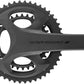 Campagnolo Super Record S Wireless Crankset - 165mm, 12-Speed, 50/34t, Campy 121/88 Asym BCD, Ultra Torque Spindle, Carbon