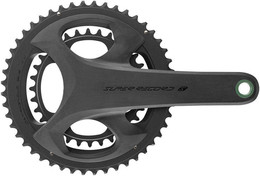 Campagnolo Super Record S Wireless Crankset - 165mm, 12-Speed, 50/34t, Campy 121/88 Asym BCD, Ultra Torque Spindle, Carbon